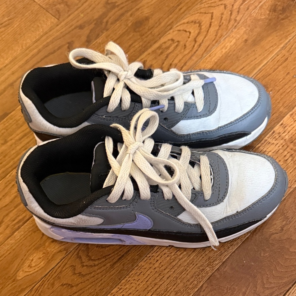 Nike Kids Gray and White Sneakers
